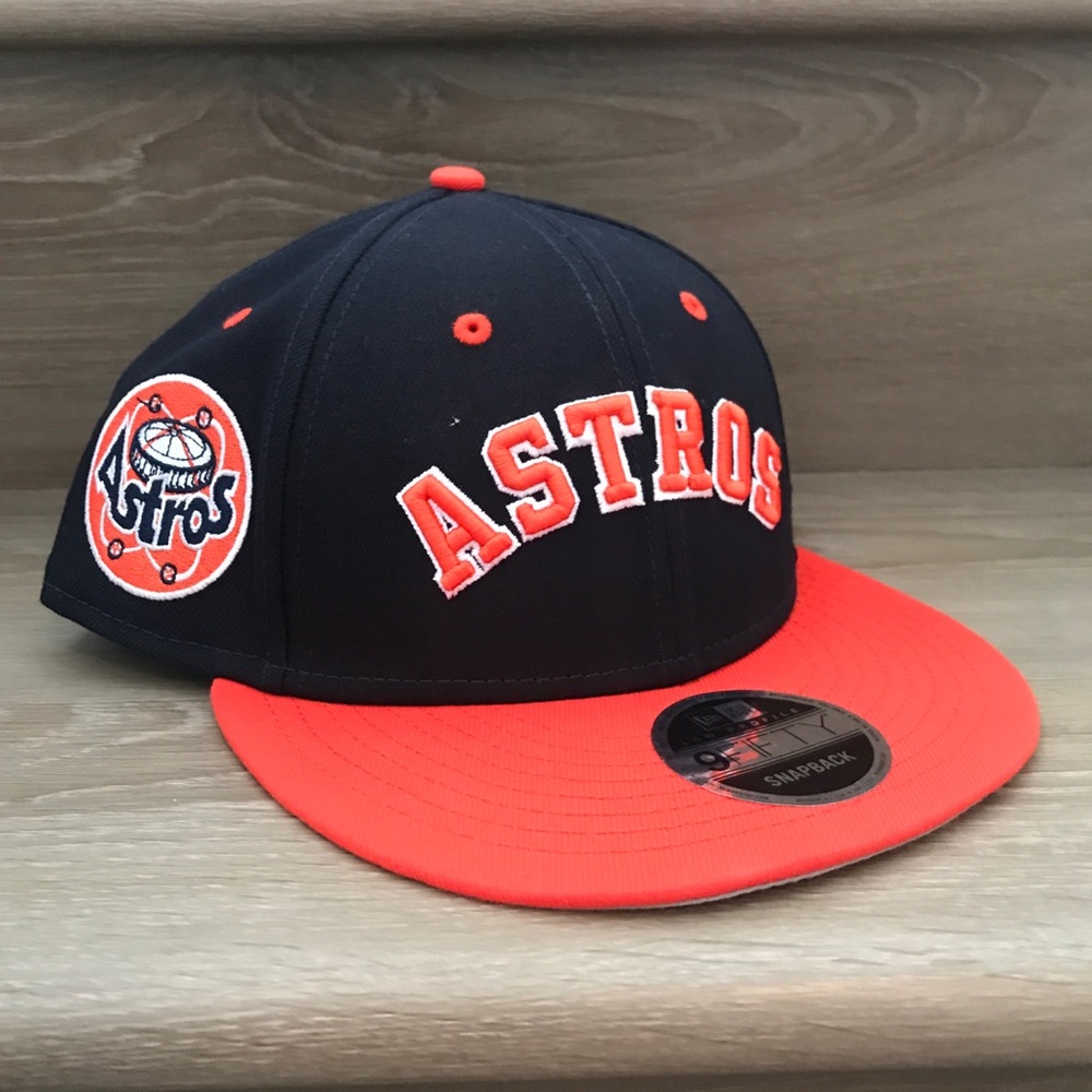New Era FELT x Houston Astros  Butterfly 9FIFTY MLB Snapback Hat Cap - OSFM